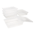 Storex Flat Storage Tray with Lid, Letter Size, 10 x 13 x 3 Inches, Translucent, 5-Pack