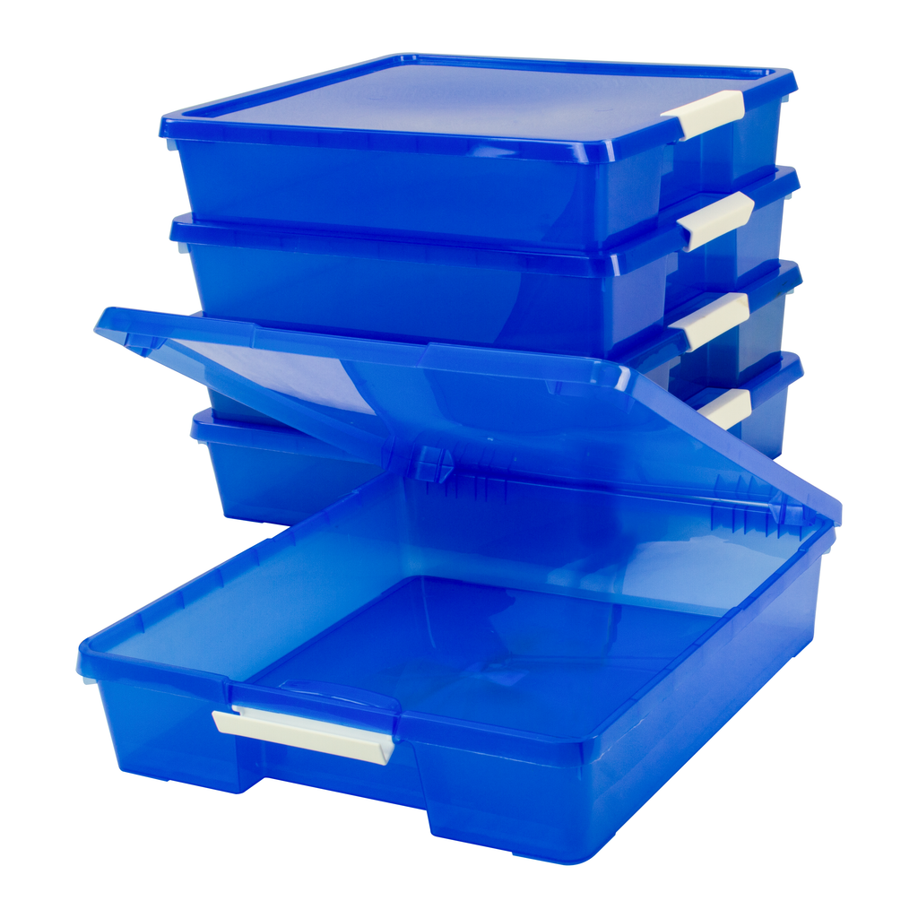 12x12" Essential craft organizer, Blue (5 units/pack)