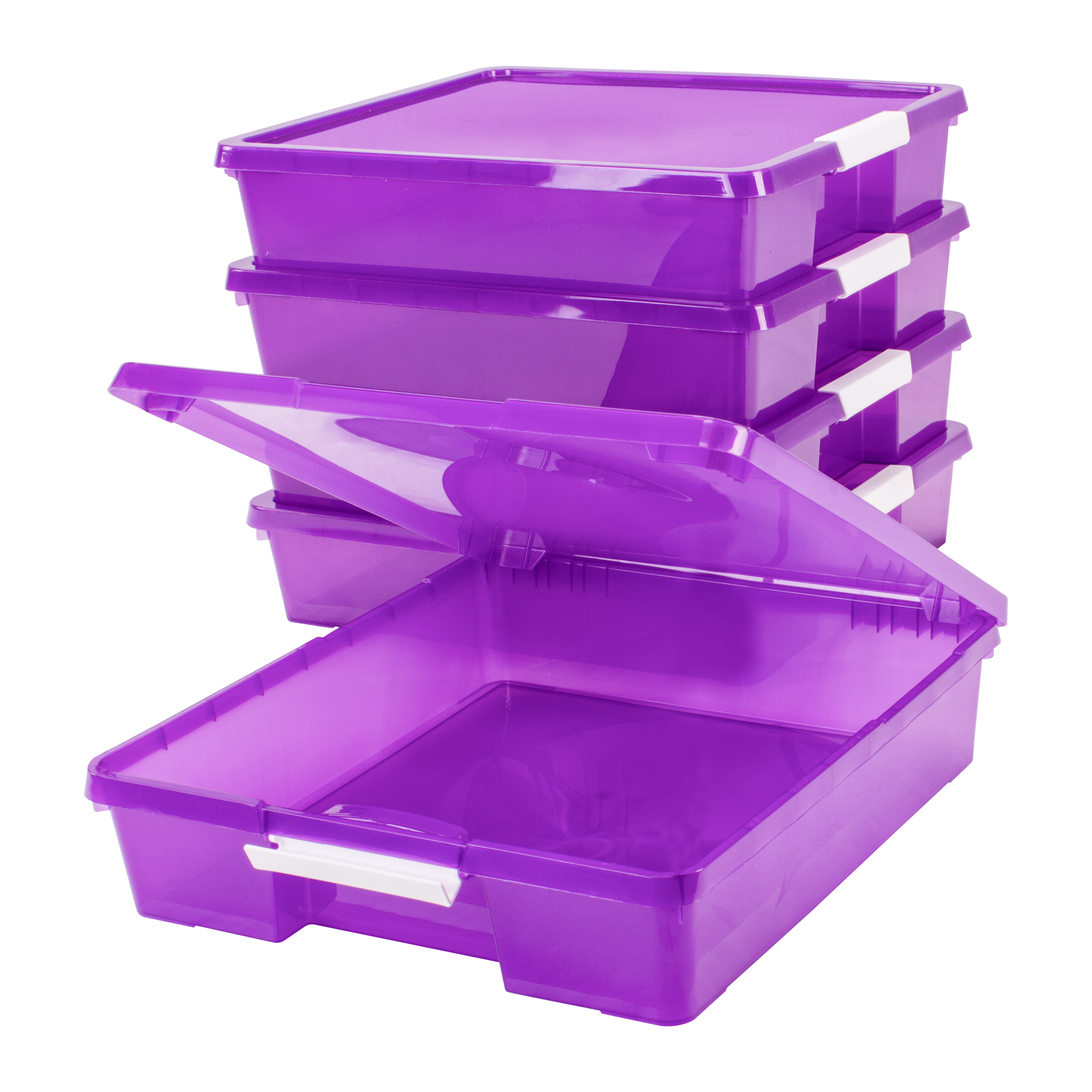 12x12" Essential craft organizer, Purple (5 units/pack)