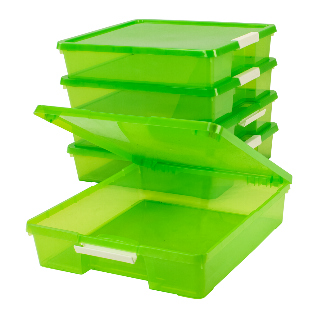 12x12" Essential craft organizer, Green (5 units/pack)