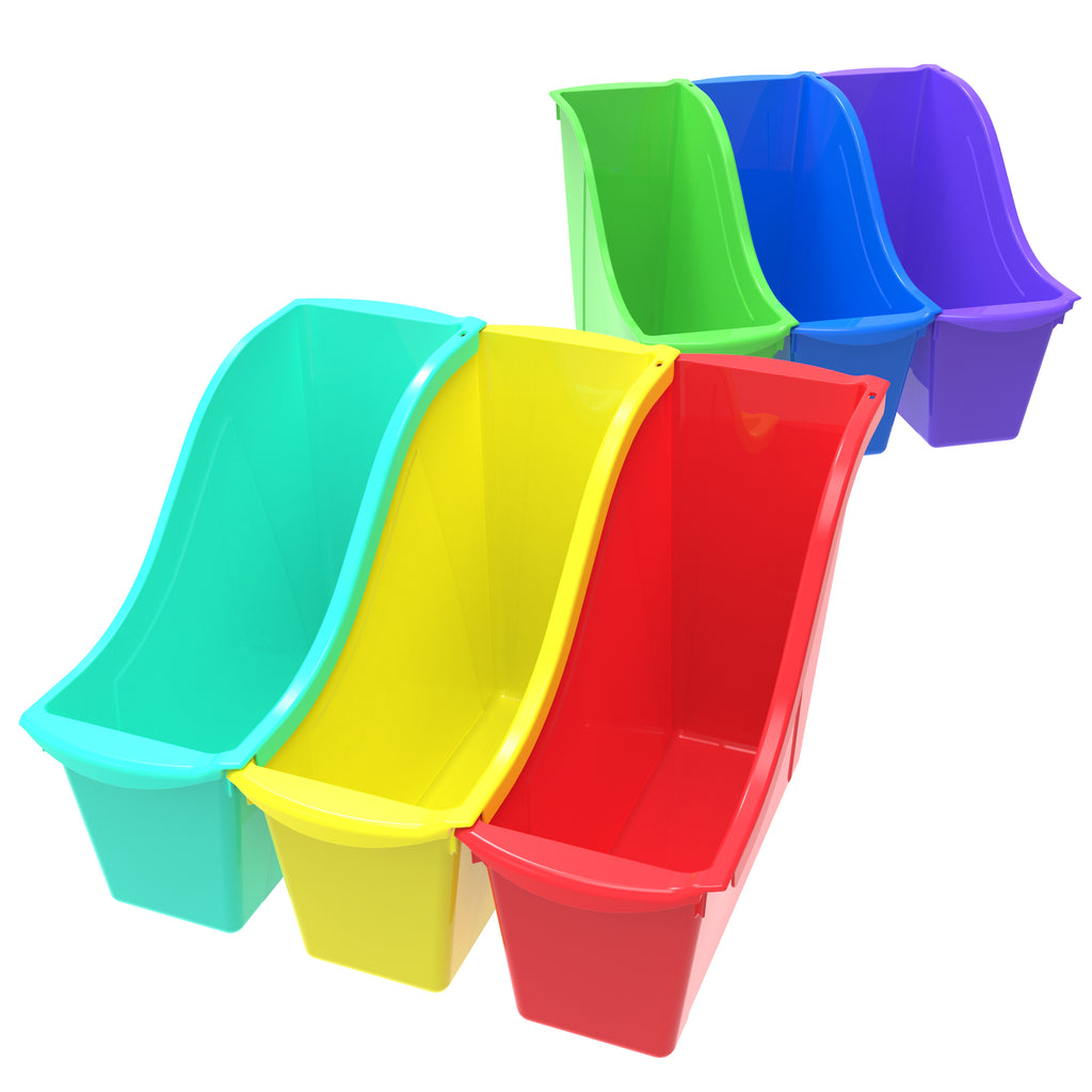 Small Book Bin, Classroom Colors (6 units/pack )