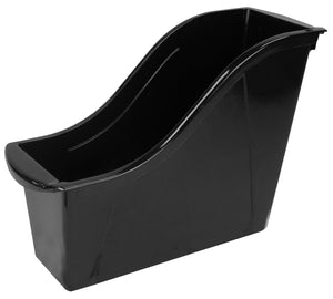 Storex petit bac à livre, noir, lot de 6                                                                                