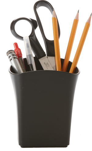 Storex pot à crayons en plastique recyclé, lot de 6                                                                     