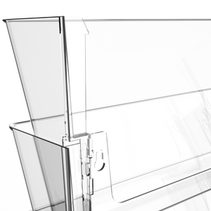 Standard Letter Wall Pocket, Clear