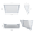 Standard Letter Wall Pocket, Clear
