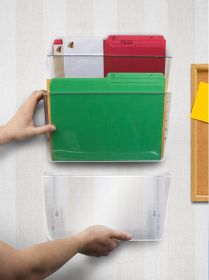 Standard Letter Wall Pocket, Clear