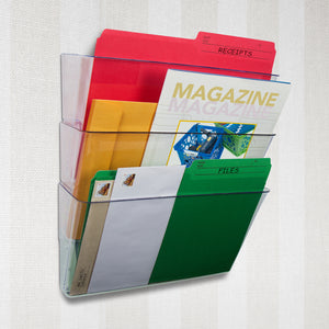 Standard Letter Wall Pocket, Clear