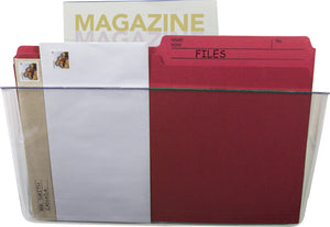 Standard Letter Wall Pocket, Clear