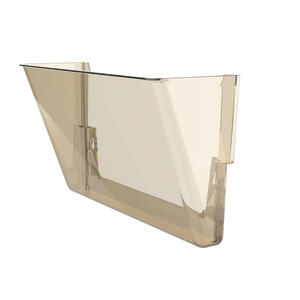 Standard Letter Wall Pocket, Smoke, Set of 2
