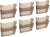 Standard Letter Wall Pocket, Smoke, Set of 2