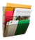 Standard Letter Wall Pocket, Smoke, Set of 6