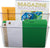 Standard Letter Wall Pocket, Clear, Set of 2