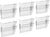 Standard Letter Wall Pocket, Clear, Set of 2