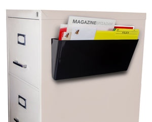 Magnetic Legal Wall Pocket, Black