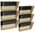 Magnetic Wall Files Pockets, Smoke (6 units/pack)
