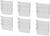 Standard Letter Wall Pocket, Clear, Set of 3