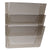 Unbreakable Letter Wall Pocket, Smoke, Set of 3