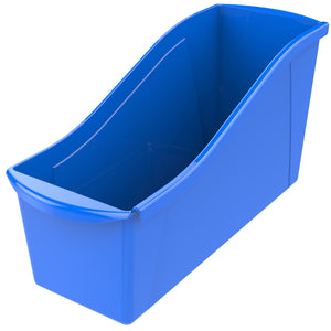 Storex grand bac à livre, bleu, lot de 6                                                                                