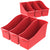 Large Book Bin, Red (6 units/pack)