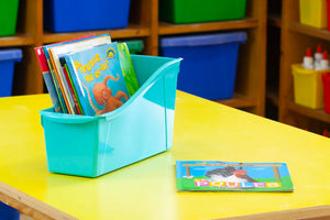 Large Book Bin, Green