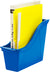 Storex petit bac à livre, bleu, lot de 6                                                                                