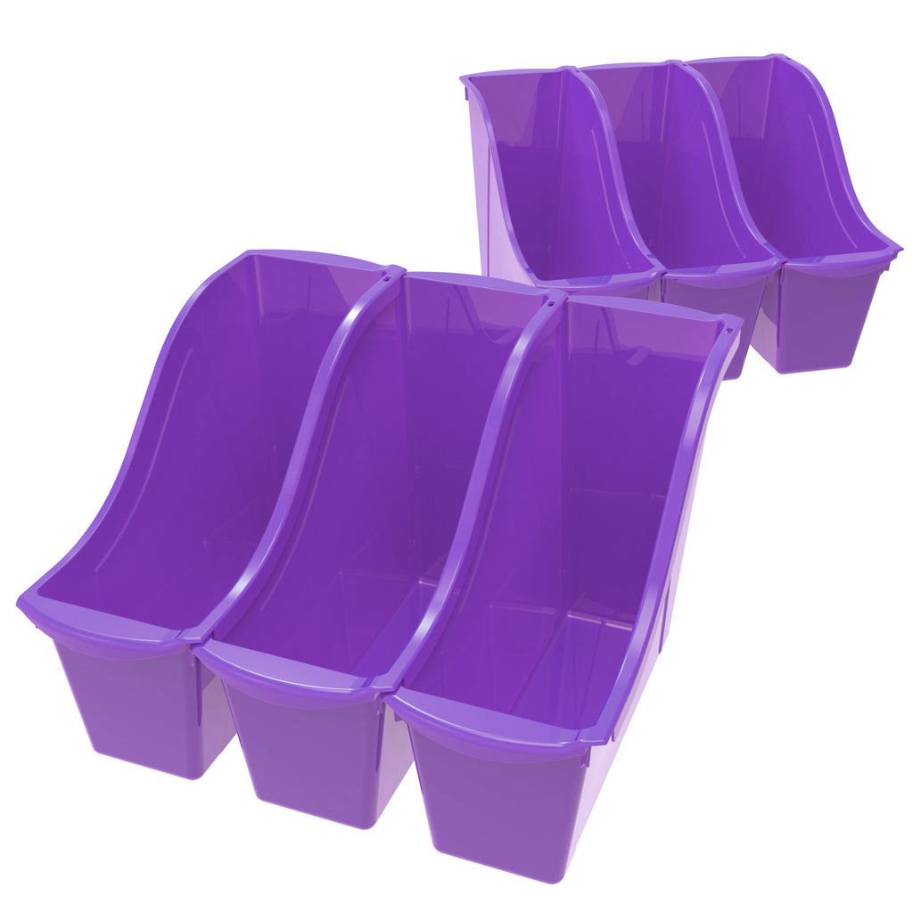 Small Book Bin, Purple (6 units/pack)