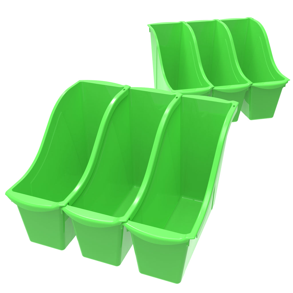 Small Book Bin, Green (6 units/pack)