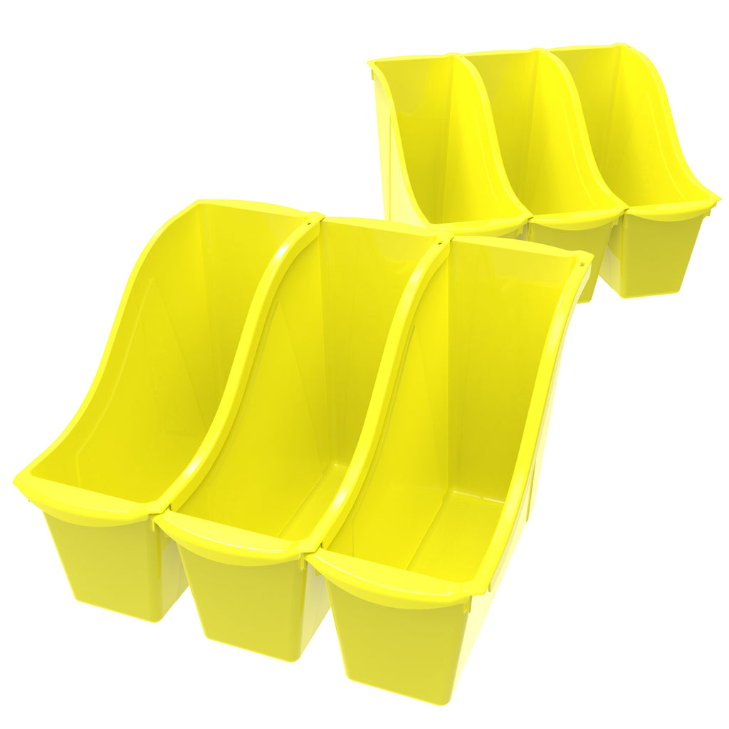 Small Book Bin, Yellow (6 units/pack)