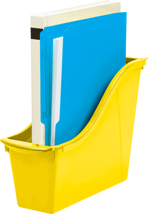 Small Book Bin, Yellow