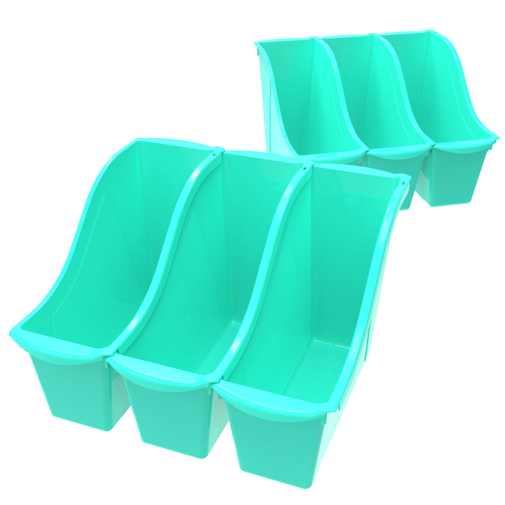 Small Classroom Storage Bin, Green - STX61480U06C, Storex Industries