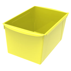 Wide Book Bin, Yellow