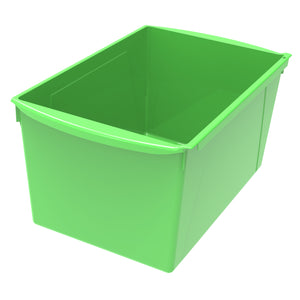 Wide Book Bin, Green
