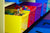 Wide Book Bin, Blue