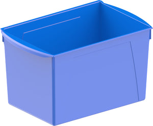 Wide Book Bin, Blue