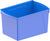 Wide Book Bin, Blue