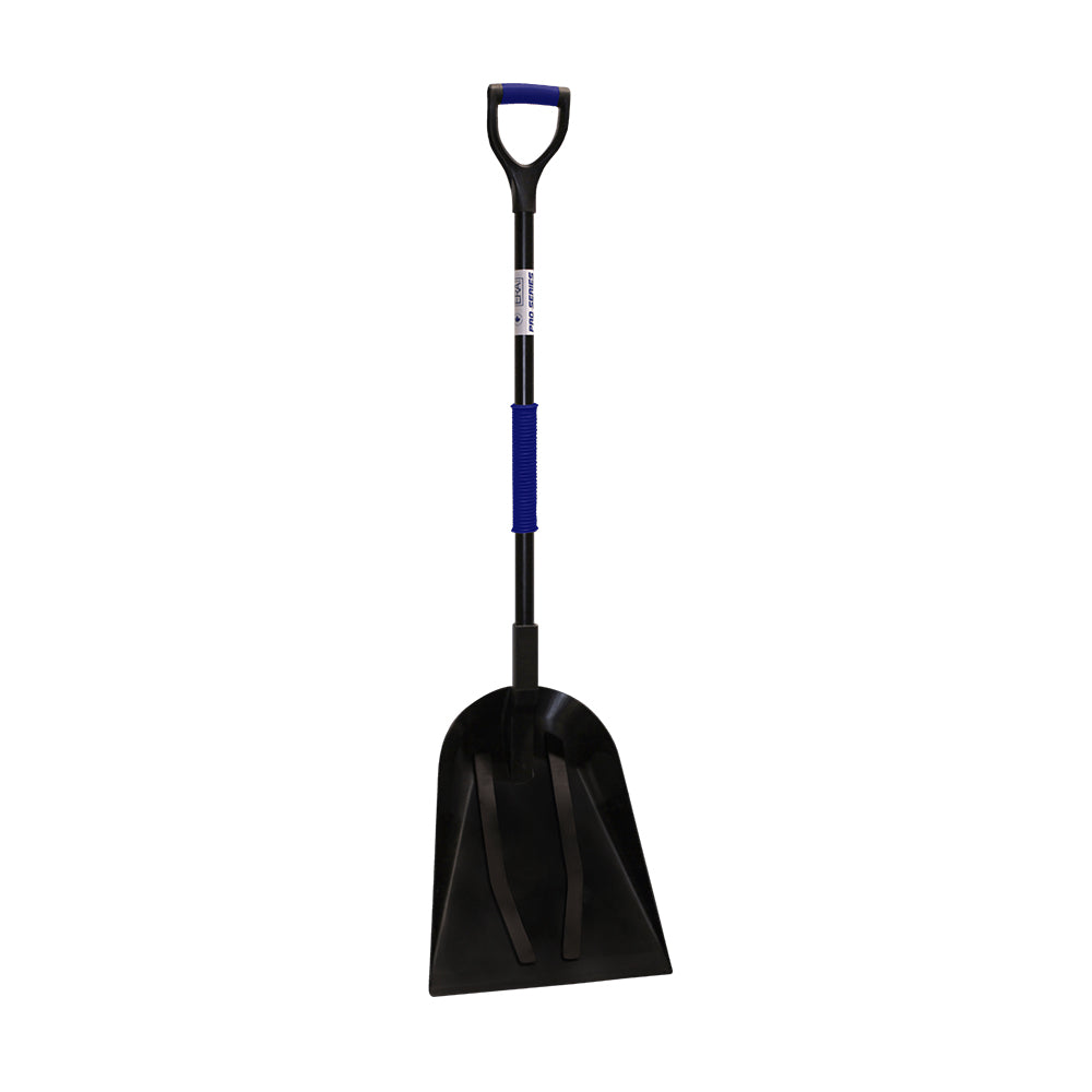 Pro Series 15-inch Snow Shovel, Black/Blue